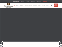 Tablet Screenshot of cornerstonecheshire.com